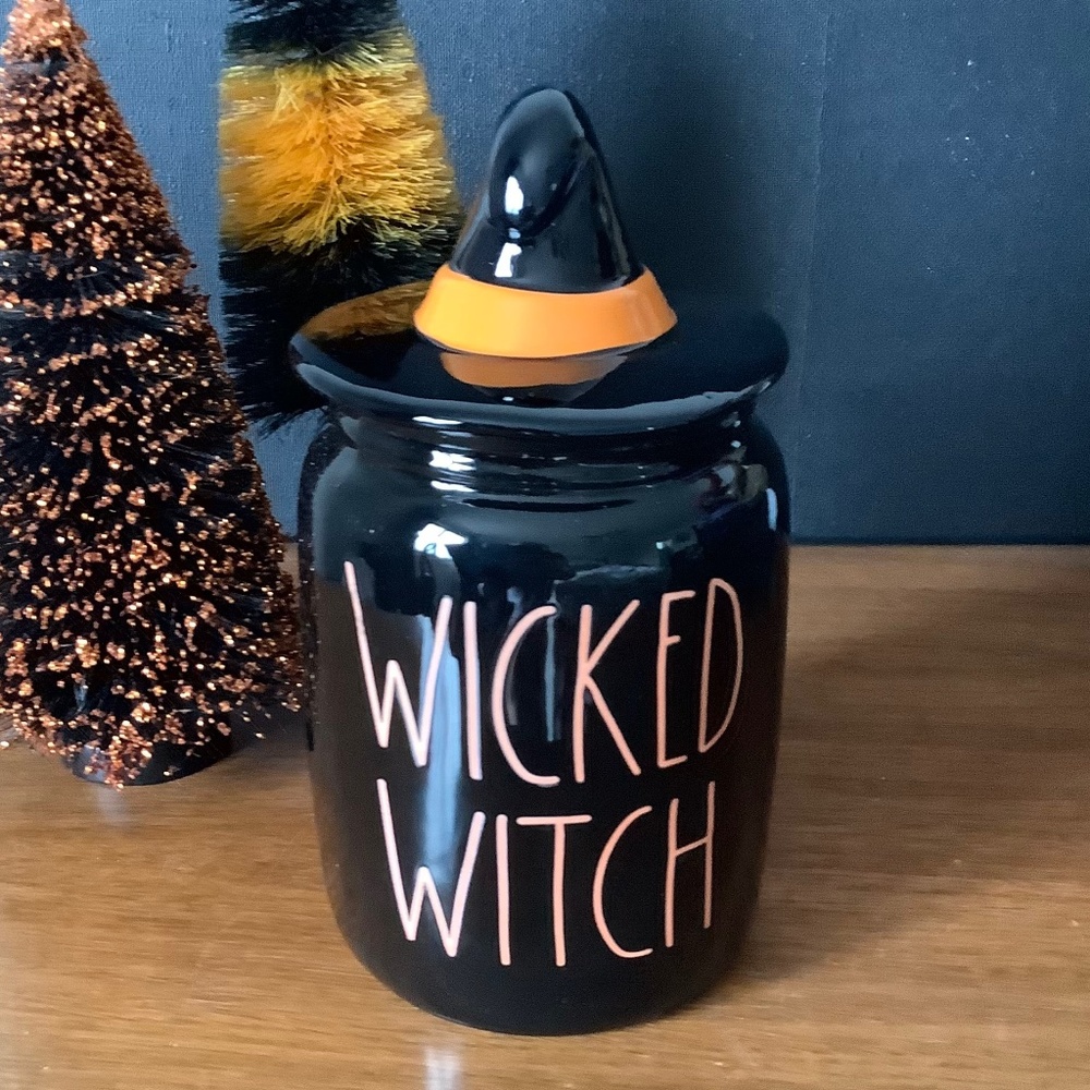 Rae Dunn ~ WICKED WITCH ~ Ceramic Canister 🧙